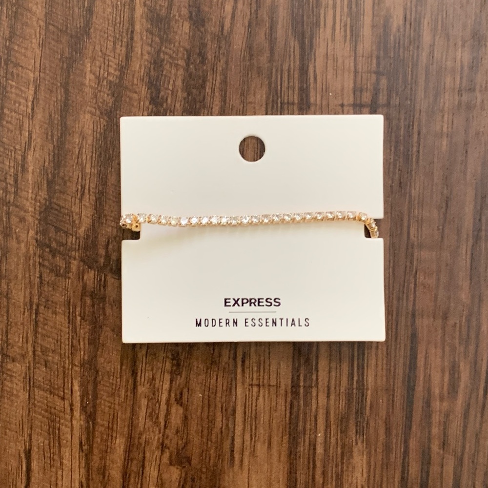 Express crystal stone bracelet size 7.5”